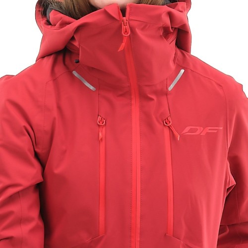 Куртка горнолыжная утепленная Gravity Premium WOMAN Maroon-Red фото 5