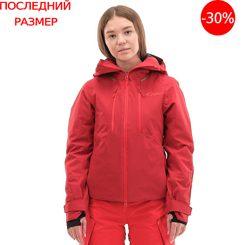 Куртка горнолыжная утепленная Gravity Premium WOMAN Maroon-Red                    