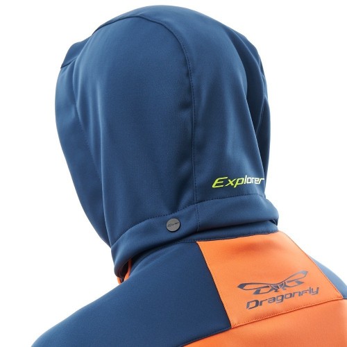 Куртка мужская с капюшоном Explorer 2.0 Orange Ocean фото 4