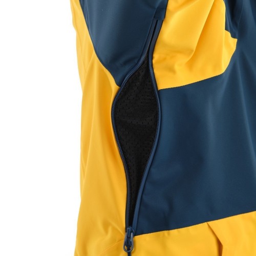 Куртка горнолыжная утепленная Gravity Premium MAN Yellow - Dark Ocean      фото 7