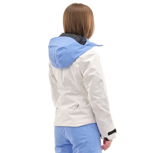 Куртка горнолыжная утепленная Gravity Premium WOMAN Gray-Blue          фото 3
