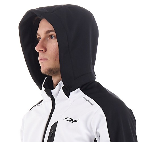 Куртка мужская с капюшоном Explorer 2.0 Black and White фото 4