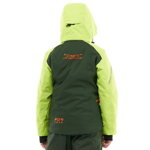 Куртка утепленная GRAVITY for Teen Green - Orange 2024 фото 3