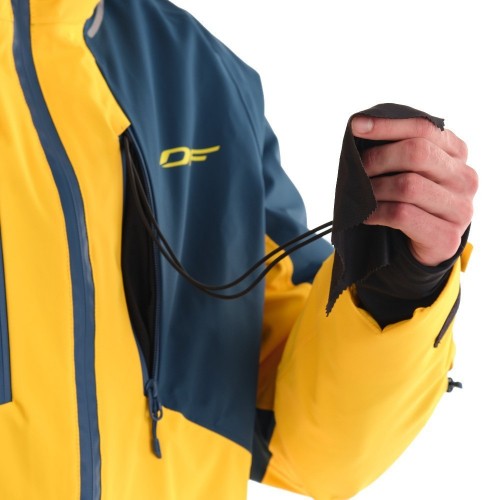 Куртка горнолыжная утепленная Gravity Premium MAN Yellow - Dark Ocean      фото 8