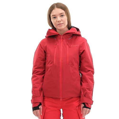 Куртка горнолыжная утепленная Gravity Premium WOMAN Maroon-Red                    
