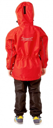 Детский комплект дождевой (куртка, брюки) EVO Kids RED (мембрана) фото 9