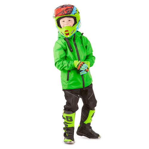 Детский комплект дождевой (куртка, брюки) EVO Kids GREEN (мембрана) фото 5