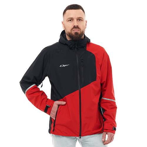 Куртка DF TEAM 2.0 Black - Red 2023                    
