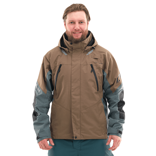 Мембранная куртка QUAD 2.0 BROWN-GREY                    