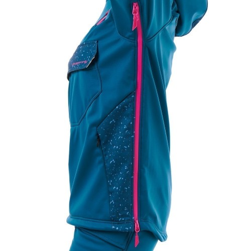 Куртка-анорак сноубордическая DF UKTUS Woman Dark Ocean - Pink фото 13
