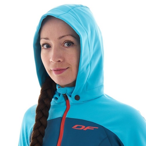 Куртка женская с капюшоном Explorer 2.0 Scuba Blue Dragonfly фото 4