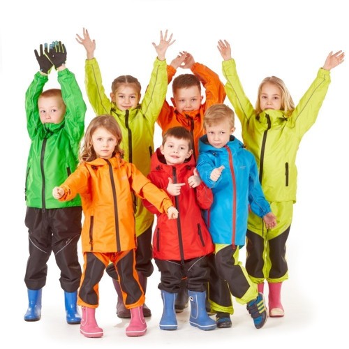 Детский комплект дождевой (куртка, брюки) EVO Kids GREEN (мембрана) фото 7