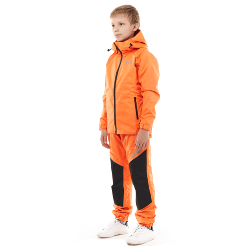 Комплект дождевой (куртка, брюки) EVO FOR TEEN ORANGE (мембрана) фото 2