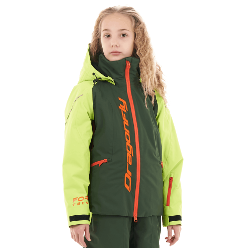 Куртка утепленная Gravity TEENAGER Green - Orange 2023 фото 2