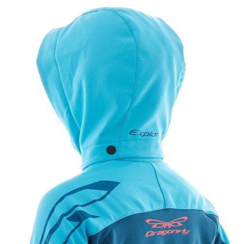 Куртка женская с капюшоном Explorer 2.0 Scuba Blue Dragonfly фото 5
