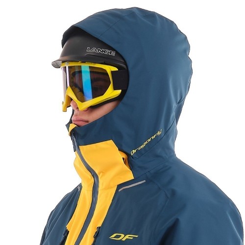 Куртка горнолыжная утепленная Gravity Premium MAN Yellow - Dark Ocean      фото 4