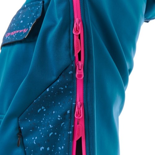 Куртка-анорак сноубордическая DF UKTUS Woman Dark Ocean - Pink фото 15