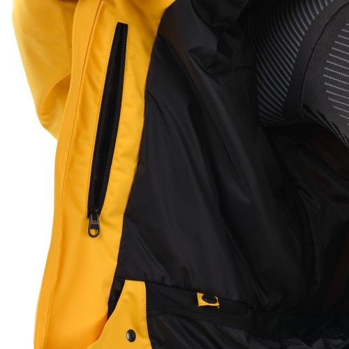 Куртка горнолыжная утепленная Gravity Premium MAN Yellow - Dark Ocean      фото 9