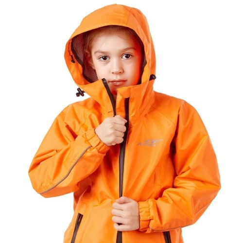 Детский комплект дождевой (куртка, брюки) EVO Kids ORANGE (мембрана) фото 5