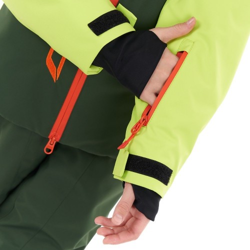 Куртка утепленная Gravity TEENAGER Green - Orange 2023 фото 16