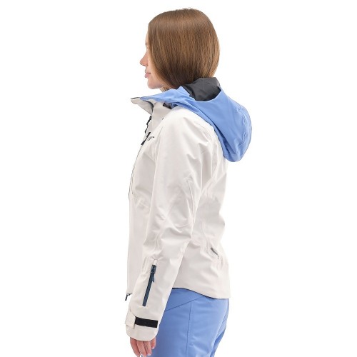 Куртка горнолыжная утепленная Gravity Premium WOMAN Gray-Blue          фото 2