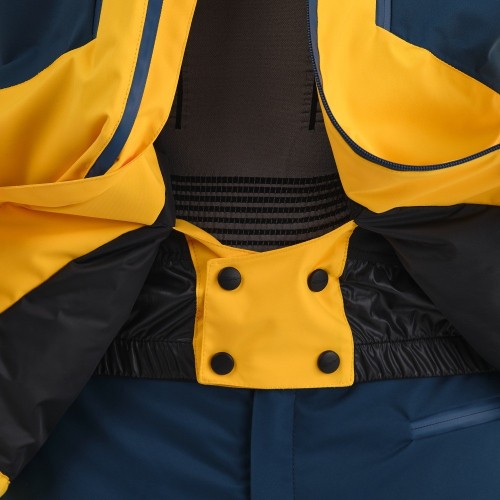 Куртка горнолыжная утепленная Gravity Premium MAN Yellow - Dark Ocean      фото 12