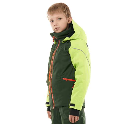 Куртка утепленная Gravity TEENAGER Green - Orange 2023 фото 6